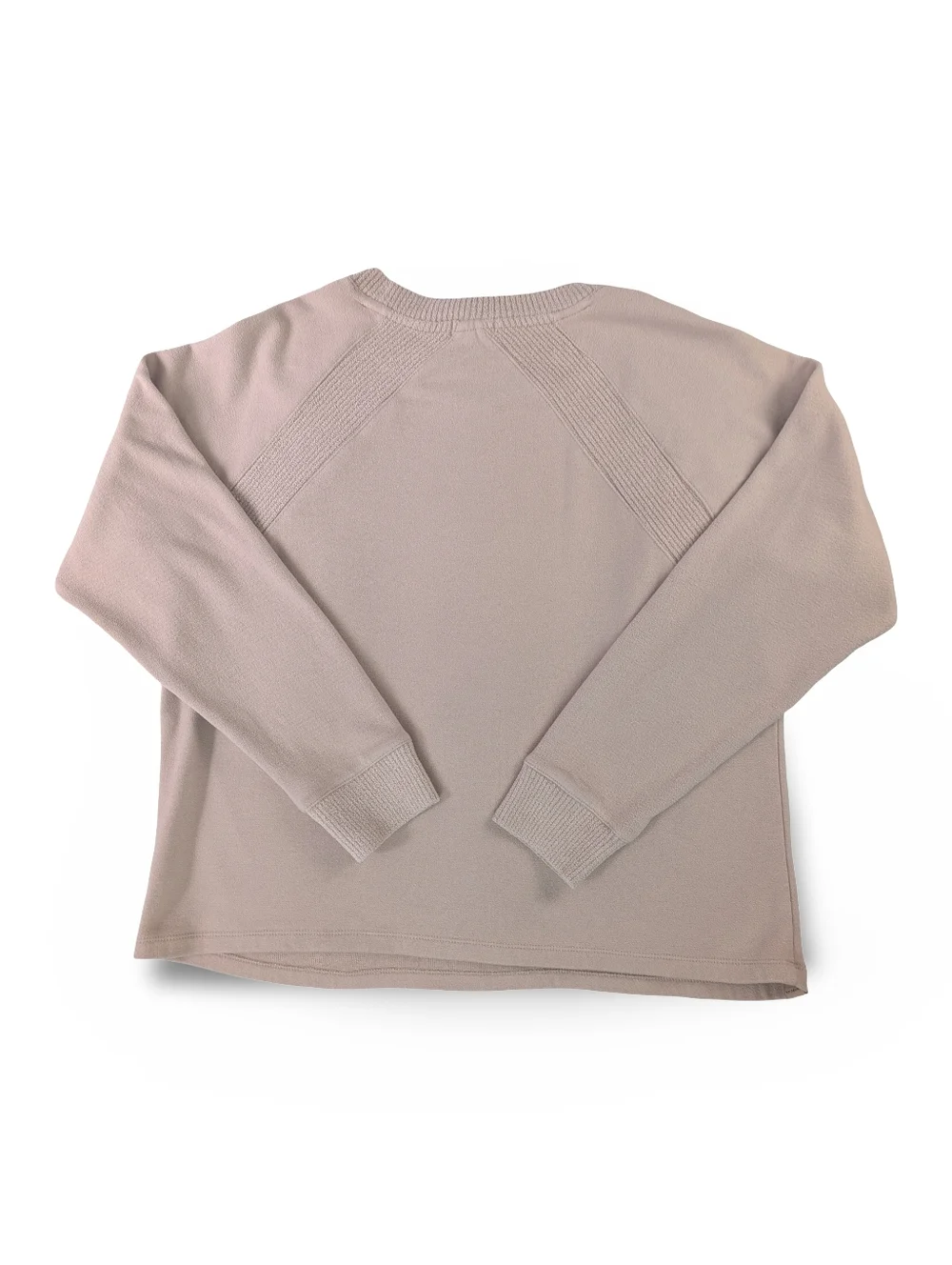 Barefoot Dreams Malibu Womens Crewneck Sweatshirt Light Mauve Cozy Soft Size S - Picture 2 of 5